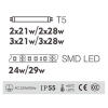 Aluminum wall lamp WD-B006 | Decoration wall mounted light | SMD LED T5 | european style | PMMA