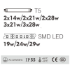 Wall light WD-B07 | Aluminum wall luminaires | LED | Classical style | high-grade scagliola | IP55