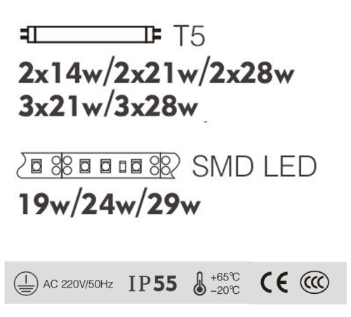 Wall light WD-B07 | Aluminum wall luminaires | LED | Classical style | high-grade scagliola | IP55