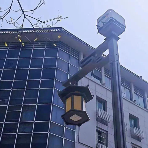 The first "AI + Drone" smart streetlight in Yangzhou, Jiangsu officially put into operation