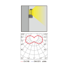 Wall lamp WD-B194  | High-quality aluminum | Modern design | Led module | CFL | PMMA diffuser