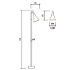 Landscape lamp WD-C686 | Garden Lamp | LED Module | Copper Luminaire | OEM