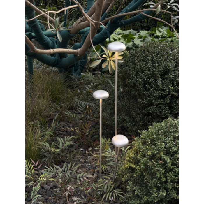Garden Lamp WD-C781 | LED 3*2w | electroplated surface | Stainless Steel Finish | IP65