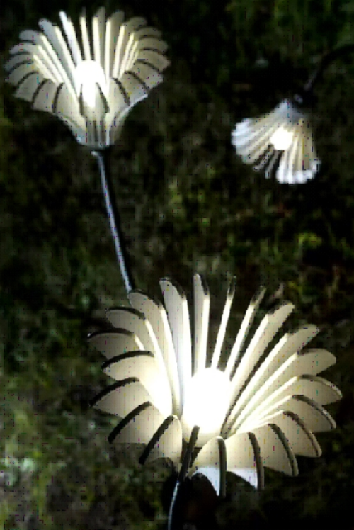 Stainless Steel Garden Lamp | Landscape Lamp WD-C253 | Tempered Glass | Flower Shape Lights | IP55