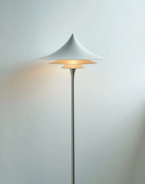 Aluminum Garden Lamp WD-C501 | Conical Lamp Head | Stainless steel Body | Frosted acrylic | IP55
