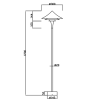 Aluminum Garden Lamp WD-C501 | Conical Lamp Head | Stainless steel Body | Frosted acrylic | IP55