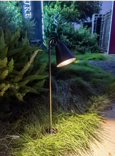Garden Lamp WD-C501 | Aluminum Lamp Body | IP56 | Thick Tempered Glass | 304 Stainless Steel Pole