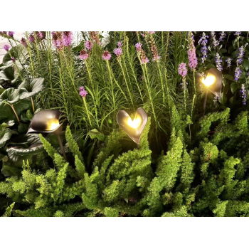 Garden Lamp WD-C068 | stainless steel | IP65 | Frosted acrylic diffuser | brass Lamp head