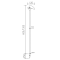 Garden Lamp WD-C068 | stainless steel | IP65 | Frosted acrylic diffuser | brass Lamp head