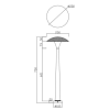 Landscape Light WD-C287 | IP55 | Aluminum Lamp Body | Tempered glass | with Light Guide Plate
