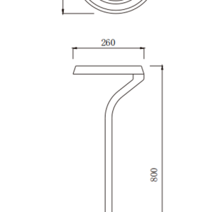 Frosted acrylic | Aluminum Garden Lamp | Landscape Light WD-C276 | IP55 | UV-resistant powder