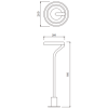 Frosted acrylic | Aluminum Garden Lamp | Landscape Light WD-C276 | IP55 | UV-resistant powder