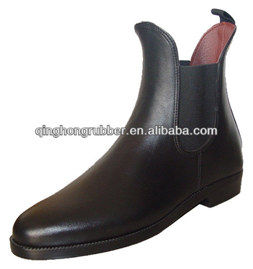 customize ankle riding boots black