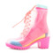 Fashion ladies colorful design your own clear rain boots