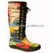 Fashion ladies colorful design your own rain boots