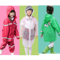 latest design environmental children rain coat