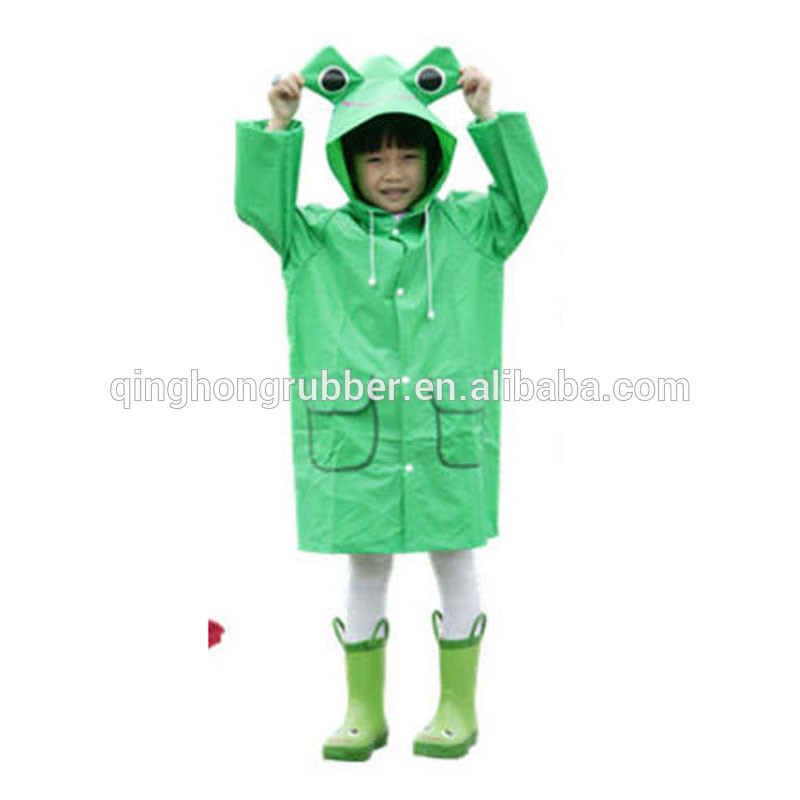 latest design environmental children rain coat