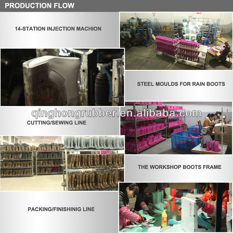 China Manufacturer Wholesale PVC Jelly Rain Boots