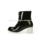 colorful fashion High heel rain boots pvc boots for woman