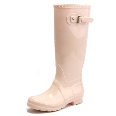 hot sale white woman gumboots pvc rain boots