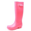 red woman gumboots pvc rain boots from factory