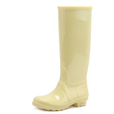 jelly knee tube woman pvc gumboots in stock