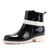 black rainboots fashion shoes for woman