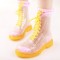hotsale colorful pvc martin boots for woman