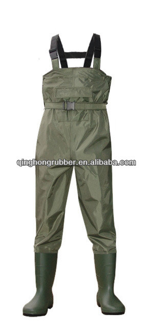 wader fishing suit, waterproof breathable fishing wader,pvc chest wader