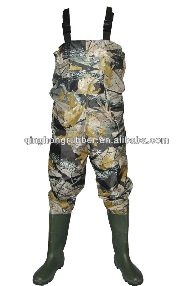 breathable colored wader with adjustable belt