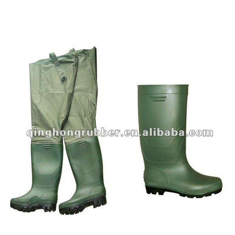 Steel toe hip wader boots/wader boots