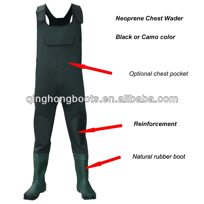 Waterproof Neoprene Wader Suit, Camo Neoprene Wader