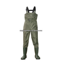 breathable colored wader with adjustable belt