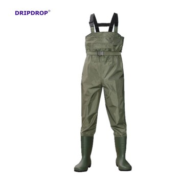 High Quality Men's Fishing Wader Nylon Breathable waders with boots