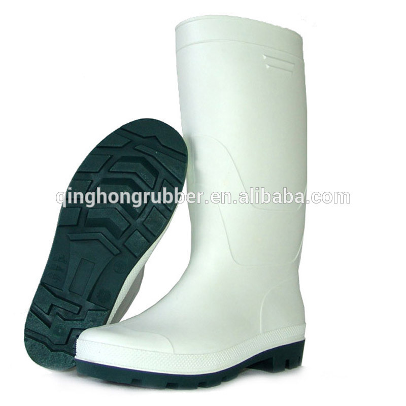 Men's food safety boots oil alkali resistance PVC safety boots
