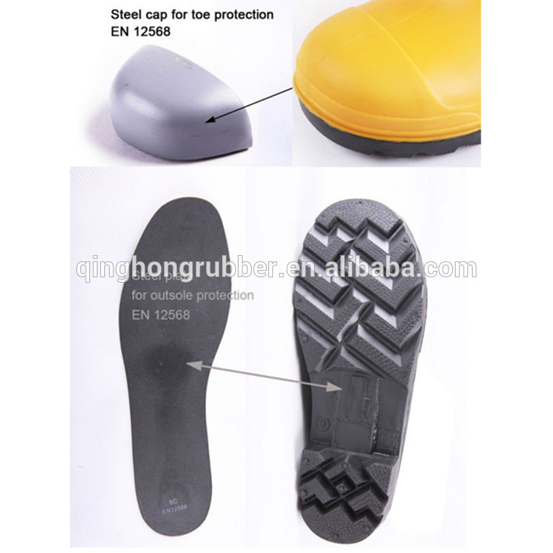 2014 South china high quality steel cup food safety boots