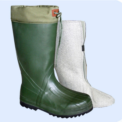 Used fly fishing work rubber boots