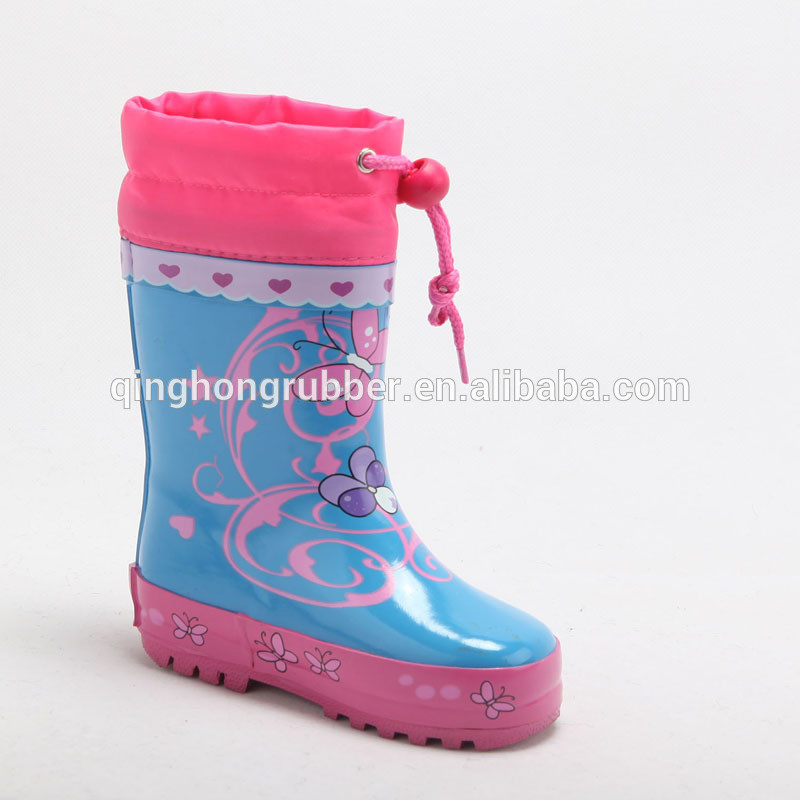 2015 spring high quality children rubber boots