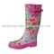patterned wellington boot