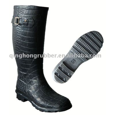 rubber crocodile boots