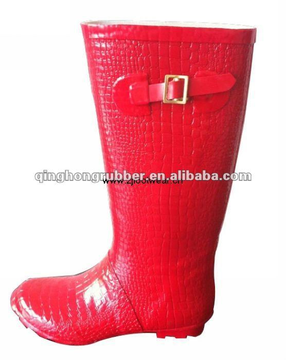 rubber crocodile boots