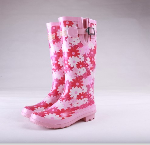 Ladies Fashion wholesale rubber boots