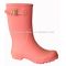women fashion rubber rain boots with buckle