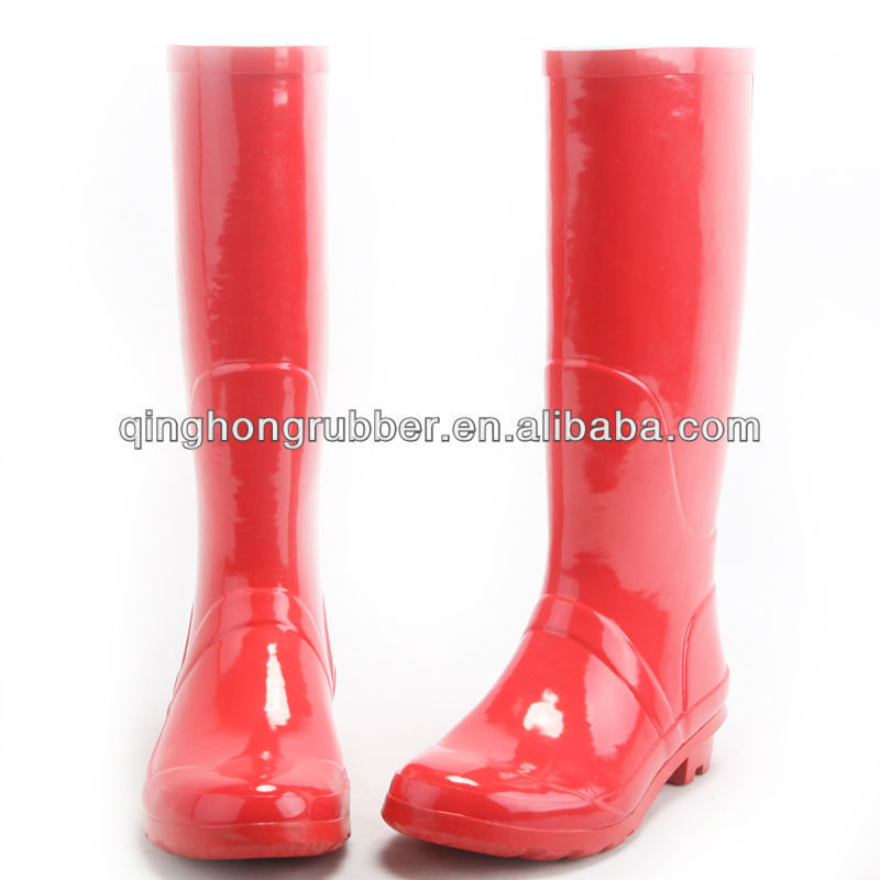 2014 most fashion sex ladies hunting rubber boots