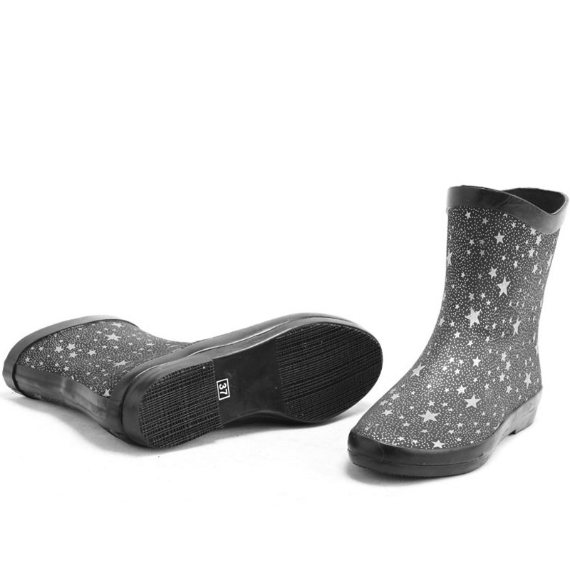 fashion design sex leopard print rubber boots