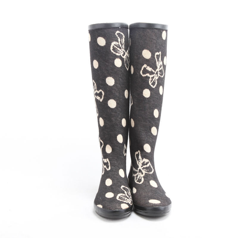 2014 ladies jelly rubber boots, over knee rubber boots