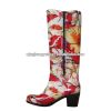 china manufacture custome latest rain boots with zipper