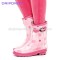 latest fashion women girls rubber rain boots