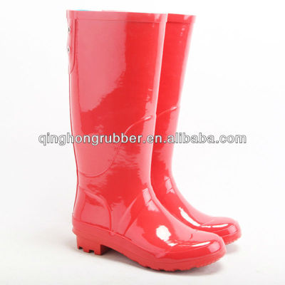 2014 Fashion ladies colorful transparent PVC cheap boot rain