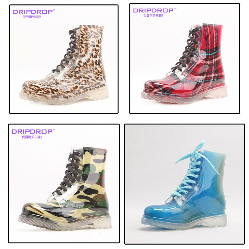 Promotional Jelly Rainbow Rain Boots, Waterproof Rain Boots Shoes Wholesale